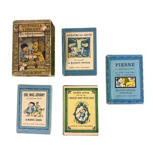 Nutshell Library Maurice Sendak 1962 Vintage Mini Book Set Boxed